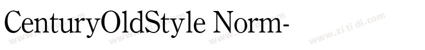 CenturyOldStyle Norm字体转换
